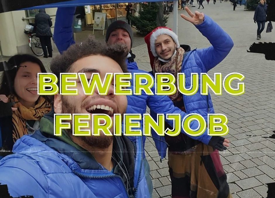 Bewerbung Ferienjob