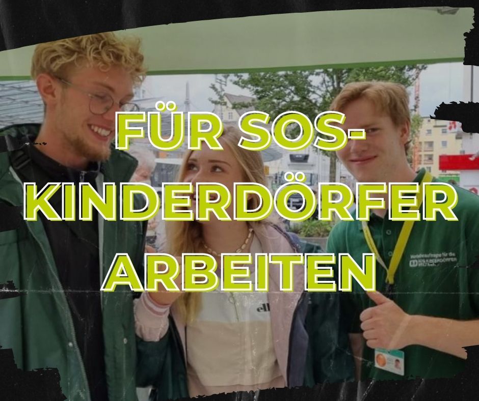 Für SOS-Kinderdörfer arbeiten