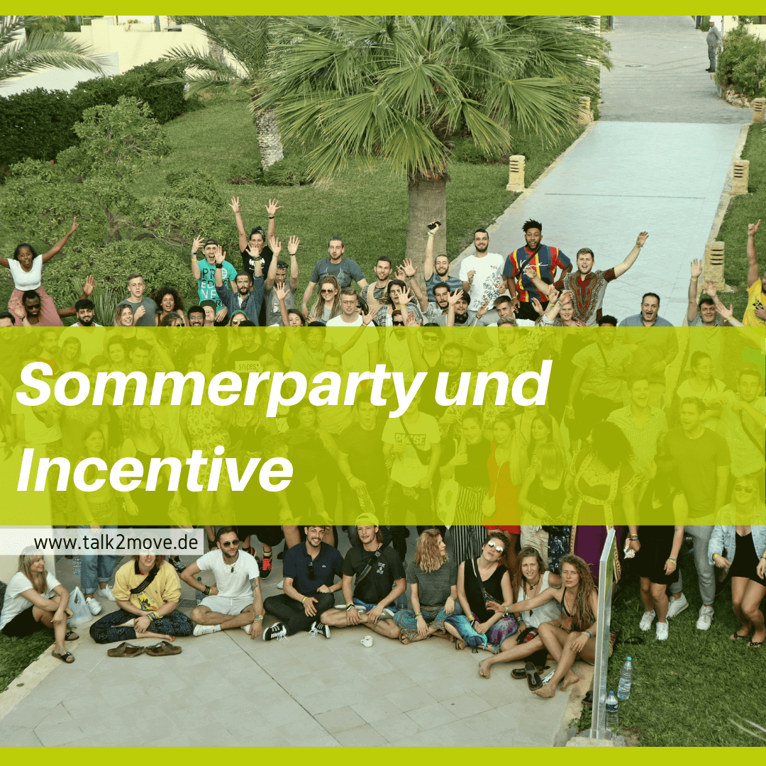 talk2move Blog - Sommerparty und Incentive bei t2m