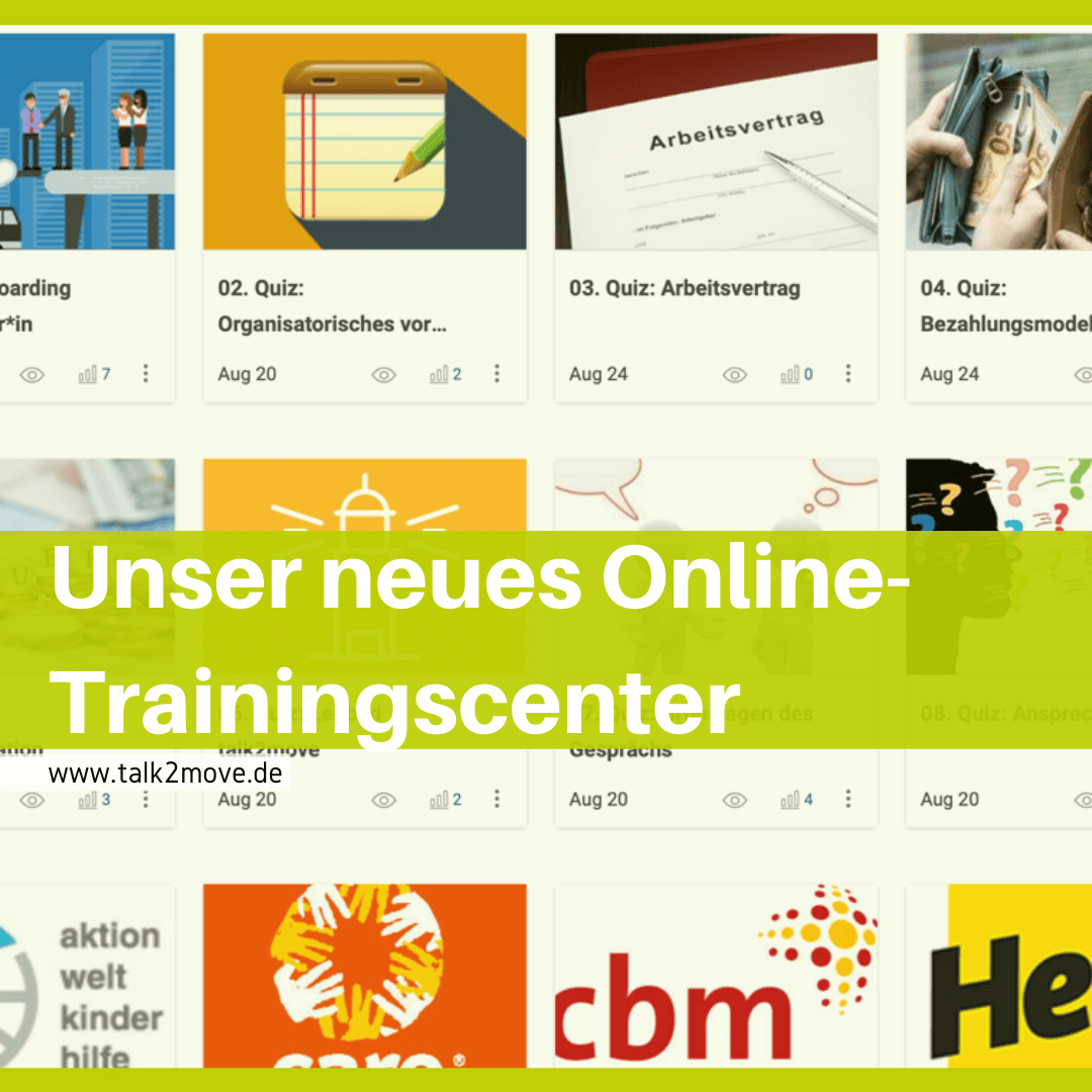 talk2move Blog - Unser neues Online Trainingscenter