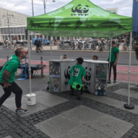 talk2move Städtekampagne Berlin im Einsatz für den WWF