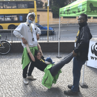talk2move Städtekampagne Berlin im Einsatz für den WWF