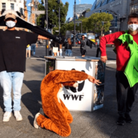 talk2move Städtekampagne Berlin im Einsatz für den WWF
