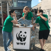 talk2move Städtekampagne Berlin im Einsatz für den WWF