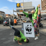 talk2move Städtekampagne Berlin im Einsatz für den WWF