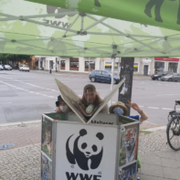 talk2move Städtekampagne Berlin im Einsatz für den WWF