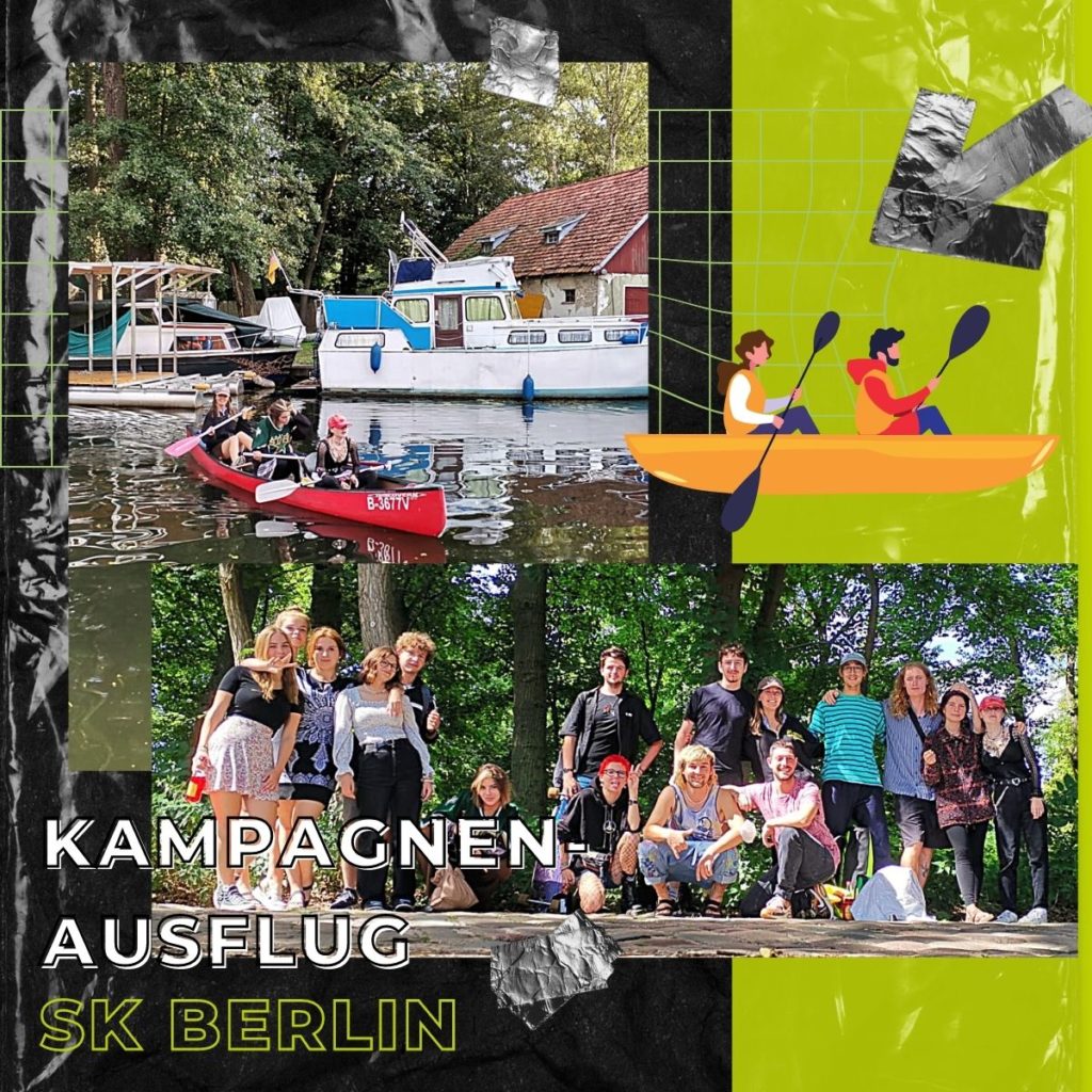 talk2move SK Berlin Kanu-Kampagnenausflug