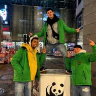 drei Talk2move Fundraiser im Einsatz für den WWF